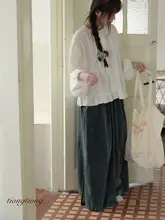 春用 フィットウエスト開きデニムパンツ 【極上の柔らかさ・スリム効果・ワイドレッグ】（セットアップ対応）