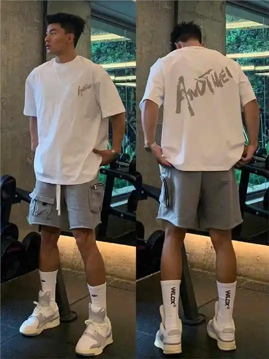 夏用 メンズ 半袖 Tシャツ【コットン・ゆったりフィット・カジュアルデザイン】