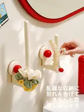 吸盤付きヘアゴム収納ホルダー【壁掛け・便利なヘアアクセサリー用】