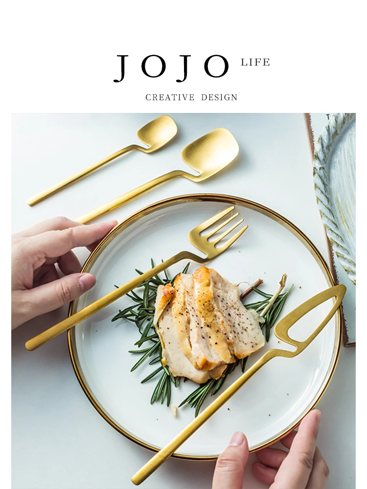JOJO'S L.PD 壁掛け用 ステンレス製カトラリー4点セット：食洗機対応の日式デザイ  ンが日常送礼に適する理由