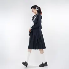JK制服【長袖・冬用・セーラー服・五色交換可能】（セットアップ対応）