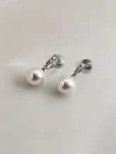 華やかな水晶パールペンダントイヤリング【穴あけ不要・レトロデザイン・高級感】