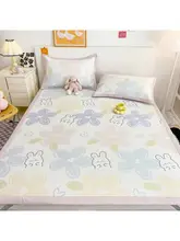 夏季用 極上の柔らかさ冷感ベッドマット【洗濯機洗い可・一人用・エアコン対応】（セットアップ対応）