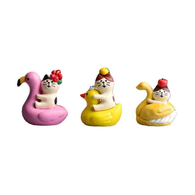 可愛らしいアヒルのデスクトップ飾り【オフィス向け・ギフトに最適】