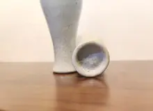 清朝末期の德化潮州窯花瓶【仿哥窯金絲鉄線文・観音浄瓶】