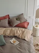 北欧デザインの加厚全棉ベッドリネン【四点セット・冬用・暖かさ】（セットアップ対応）