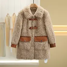デザイン性に優れた羊毛混合のシープファーコート【冬用・暖かさ重視】