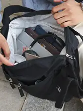 ショルダーバッグ メンズ ナイロン 撥水加工 大容量 マルチポケット 斜め掛け カジュアル 通勤 「sobag」
