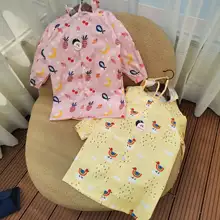子供用レインコート【大きなつば・小学生用・バックパック対応】