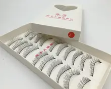 短めの自然なつけまつげ【手作り・コットン線使用・ナチュラルメイク向け】（セットアップ対応）
