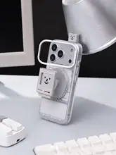 スマホスタンド マグネット式 レトロパソコン風 オリジナルデザイン 個性的 クリエイティブ デスク インテリア