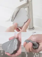 吸水性に優れたスポンジクリーナー【洗面台や鏡の水滴・水垢除去用】