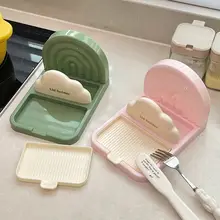 可愛い吸盤式鍋蓋スタンド【キッチン収納・スプーンやおたま用】