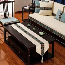 防水テーブルクロス 中式禅デザイン【赤木製茶卓用・リビング用・布製】