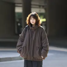 冬用白鹅绒大口ポケット羽織【男女兼用・防寒デザイン】