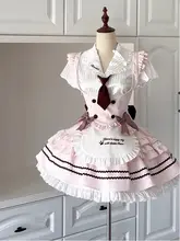 可愛らしい学院風レイヤードブラウス【フリルデザイン・ピンク・ロリータスタイル】