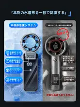 ハンドヘルド小型ファン【充電式・携帯用・静音・首掛けタイプ】