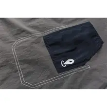 夏のアウトドア機能薄型コントラストカラースプライシングポケット Tシャツ