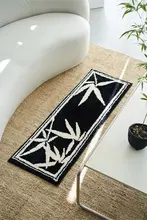 防滑中古風フワフワラグ【玄関・ソファ・ベッドサイド用】