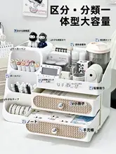 デスク上整理ボックス【引き出し式・文房具・多機能ペン立て】