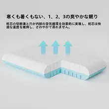 STARZHOME 抗菌仕様の  深い眠りをサポートする記憶枕【首元のケアに最適・家庭用】