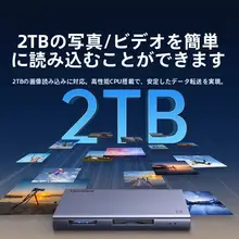 多機能CFexpressカードリーダー【Type-C接続・USB3.2・高速データ転送】