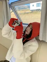 北欧風クリスマスニット帽【秋冬用・可愛いデザイン・女性用・小顔効果】
