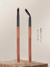折れ角アイライナーブラシ【超薄型・斜めヘッド・化粧用】