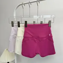 大人の女性用 夏用ランニングショートパンツ【速乾・ハイウエスト・ヨガ・フィットネス用】（セットアップ対応）