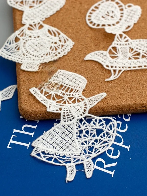 ハンドメイド副業で売れる？可愛らしいレース刺繍布パッチの選び方と活用法は？