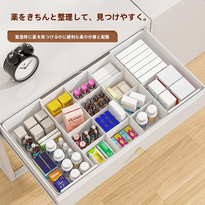 コスメ収納を「見せない」で整えるには？シンプルな12分割ボックスが実は最強の解決法