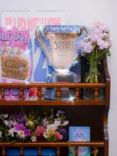 トロフィー型のカードセット【学習・励まし・仕事の成果を祝う】（セットアップ対応）