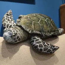 可愛い海洋生物のぬいぐるみ！リアルな亀デザイン【子供用・ソフトな触感】