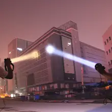 LEDヘルメットライト【鉱業用・防水・作業用・リチウム電池】