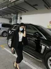 高級感あふれるフィッシュテールスカート【半身・ハイウエスト・春秋用】