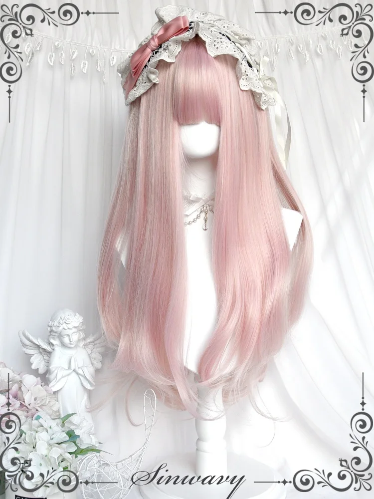 バレリーナ風の長いカールウィッグ：大人のロングヘアアレンジに最適な優雅なデザイン
