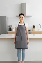 防水エプロン【透明・男女兼用・オーブン防油】