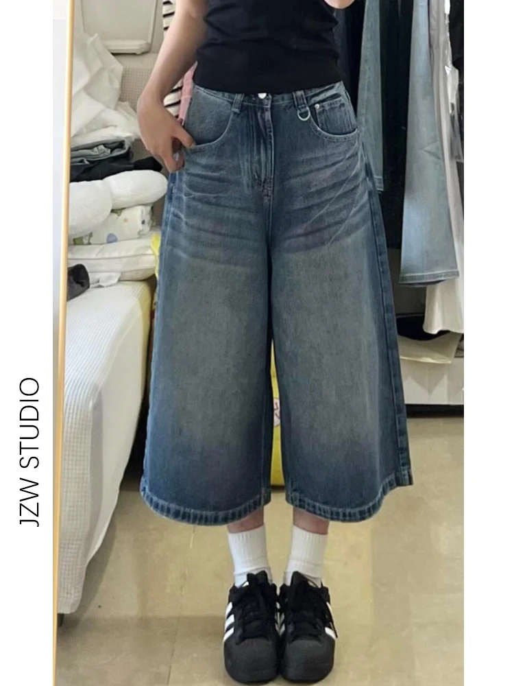 女子高校生 パンツ どうやって選ぶべき？レトロブルーのワイドレッグ七分パンツが解決するリアルな悩み