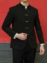 新中式デザインの中山装【高級感のあるスーツ・男性用・結婚式・礼服】（セットアップ対応）
