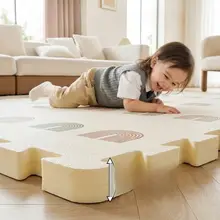 お子様用の厚手クッションプレイマット【防音・無ホルムアルデヒド・赤ちゃん用・接続可能】
