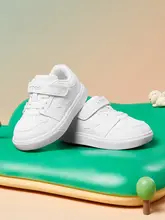スニーカー キッズ 男の子 女の子 ホワイト 秋 「Xtep」