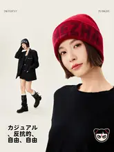 冬用 ニット帽【ウール混紡・厚手・保温性・コラボギフトボックス】