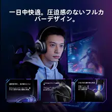 ワイヤレスゲーミングヘッドセット【オーバーイヤー・四モード対応・2.4g接続】
