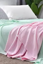 竹繊維製 夏用薄型ブランケット【二人用・子供用・お昼寝・AC対応】