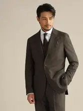 CULTUM イタリアンナポリスーツセット【メンズ・秋用・ビジネスカジュアル・三点セット・シングルボタン】