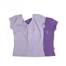 子供用バレエダンスTシャツ【前交差・Vネック・フィットデザイン】