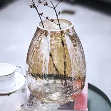 透明ガラスの花瓶【インテリア用・水栽培・モダンデザイン】