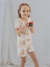 セットアップ 2点セット キッズ ボーイズ ガールズ 半袖 Tシャツ ショートパンツ カジュアル おしゃれ 夏 「Milkbarn」