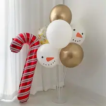 バルーン ラテックス テーブルスタンド 雪だるま クリスマス お正月 迎春 パーティー ウィンドウディスプレイ 店舗 飾り付け インスタ映え