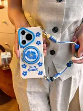 スマホケース 360度回転スタンド マグネット 斜め掛けストラップ 長さ調節可能 Huawei Mate 70 P70 Pro iPhone 17 Xiaomi 15 OPPO Find X8 Ultra 対応